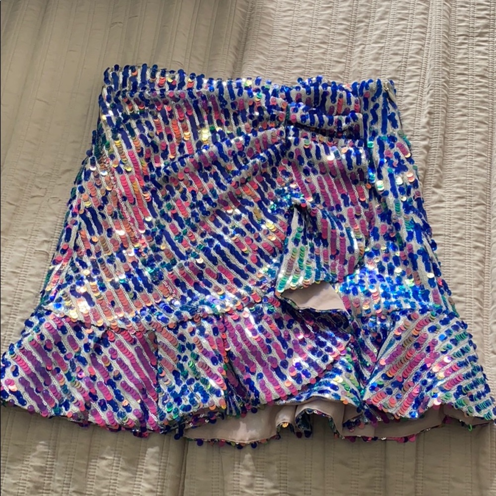 BRAND NEW ZARA SEQUIN SKIRT